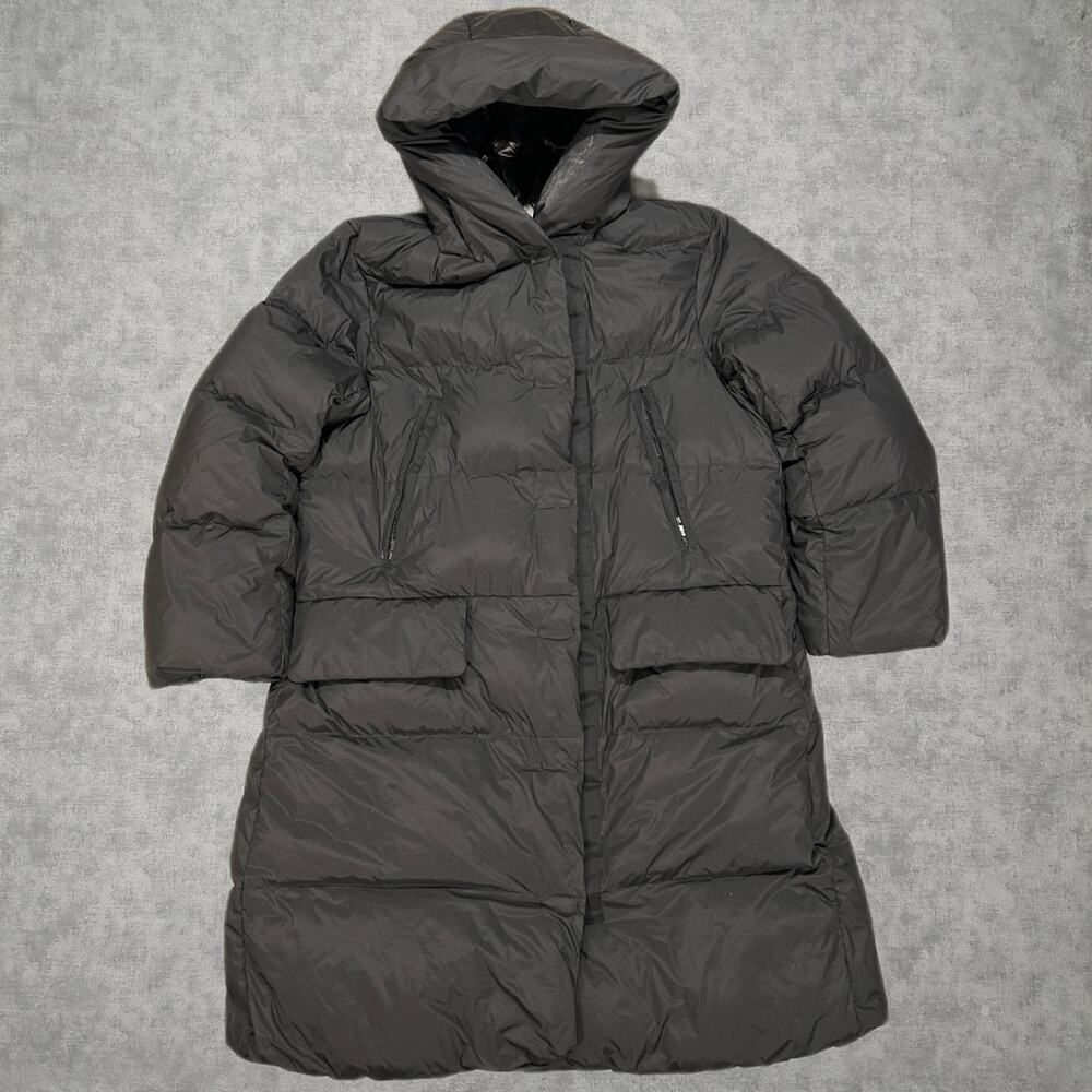 UNIQLO +J Jil Sander Down Oversized Coat Long Puffer Black Womens L 2021